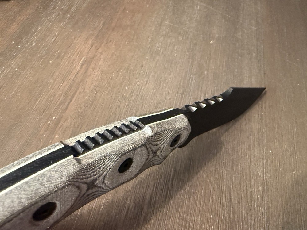Tops Knives Alaskan Harpoon - Fixed Blade (black Blade)