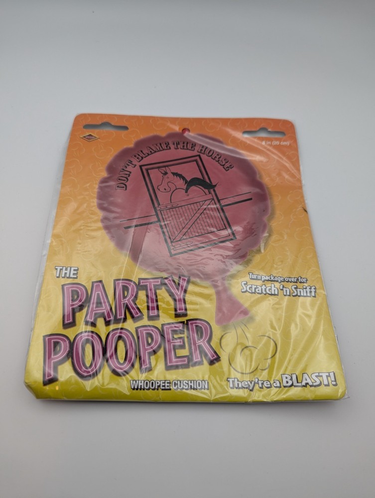 Whoopee Cushion Self-Inflating Red