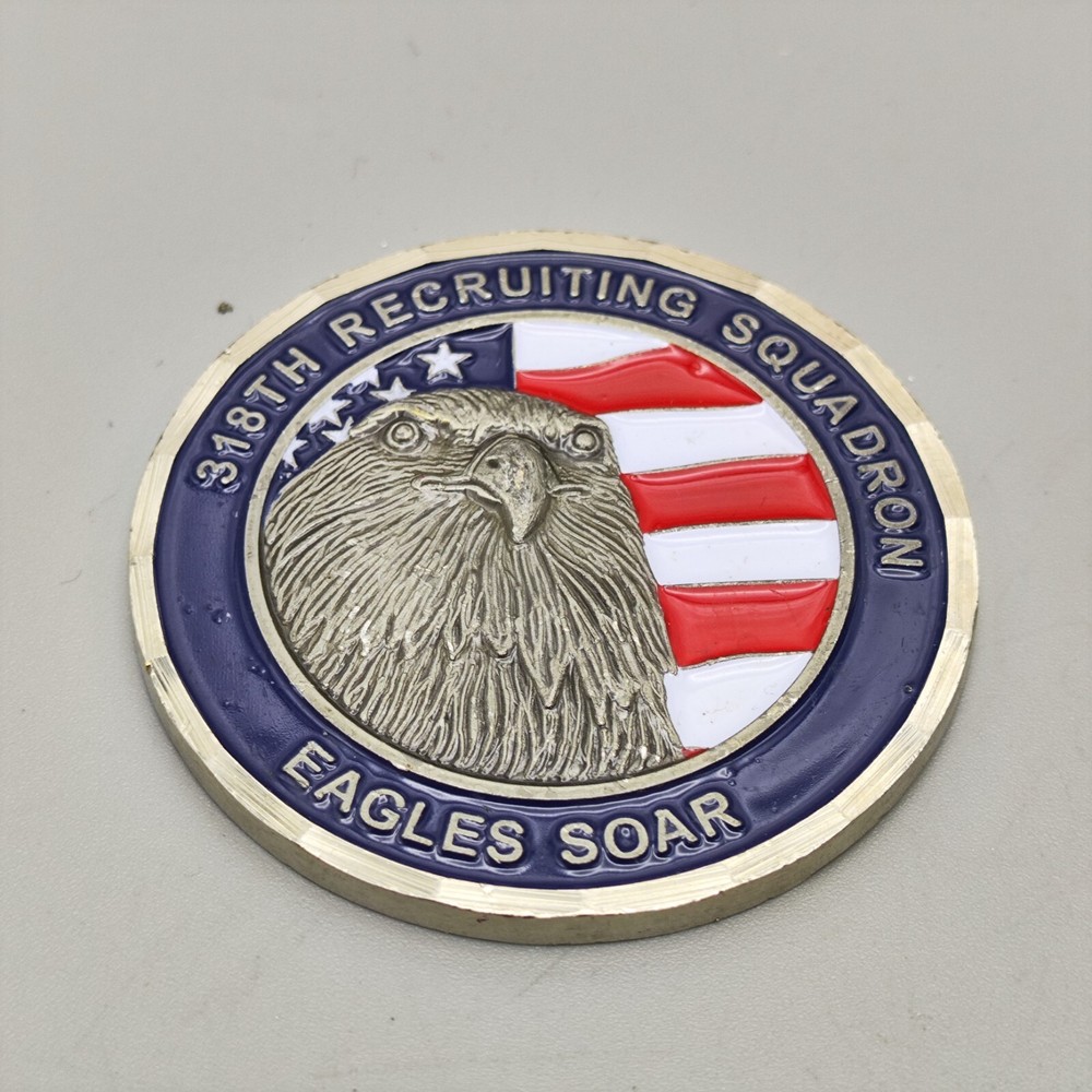 US Air Force 318th Recruiting Squadron Challenge Coin