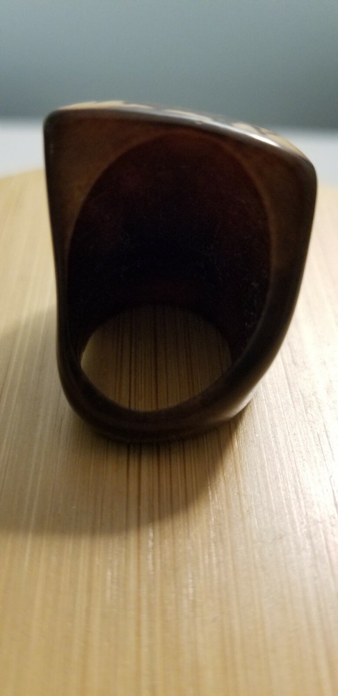 Costume wood ring