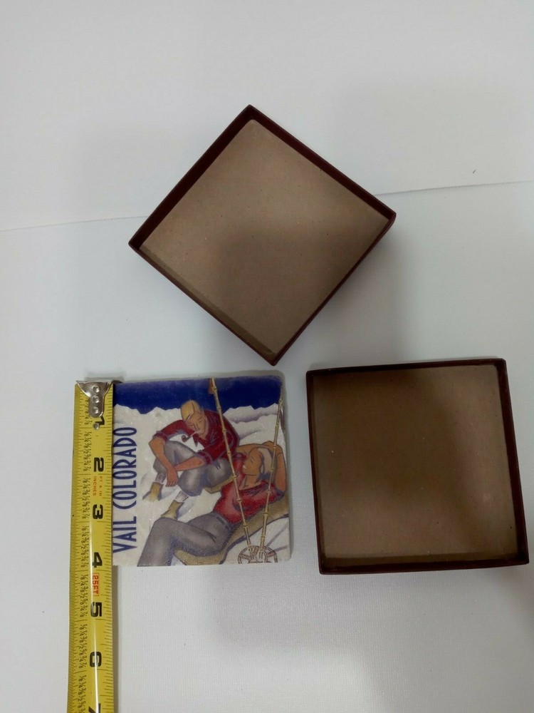 Vail Colorado Tile Coaster, By Screencraft Tileworks