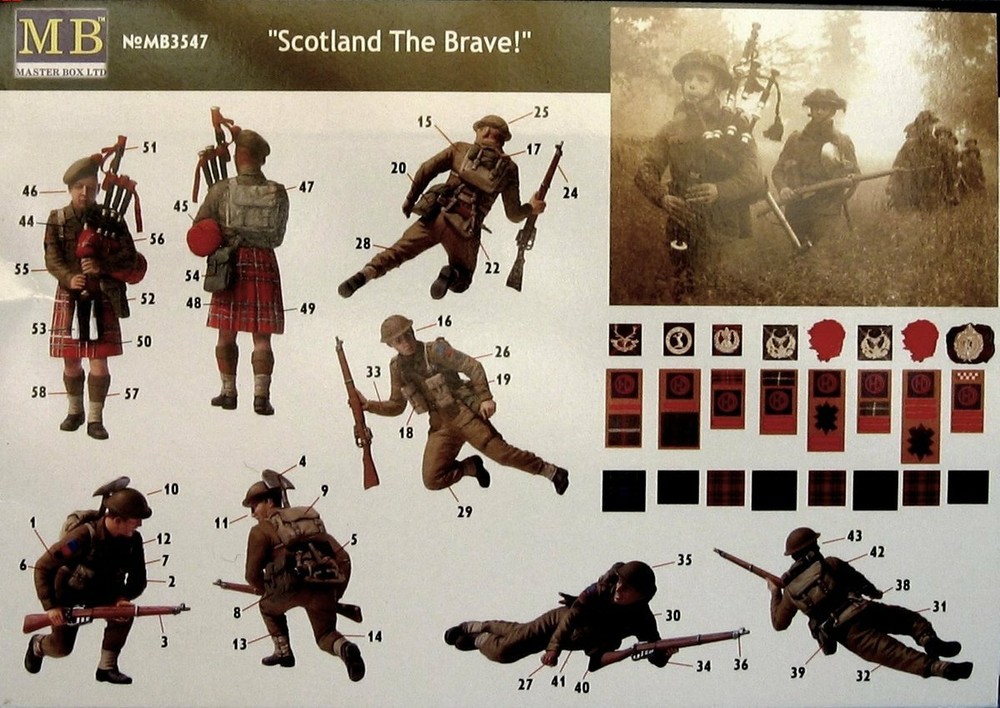 Master Box 3547 - 1/35 - Scotland The Brave!