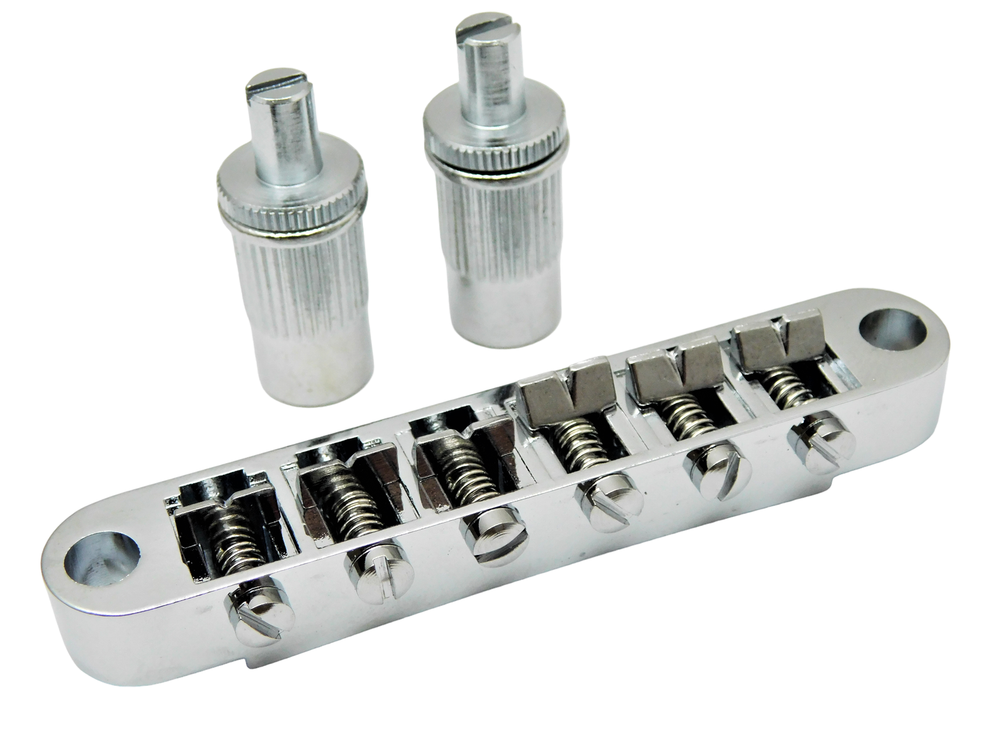 Tune-O-Matic Bridge for Epiphone Les Paul, SG Chrome
