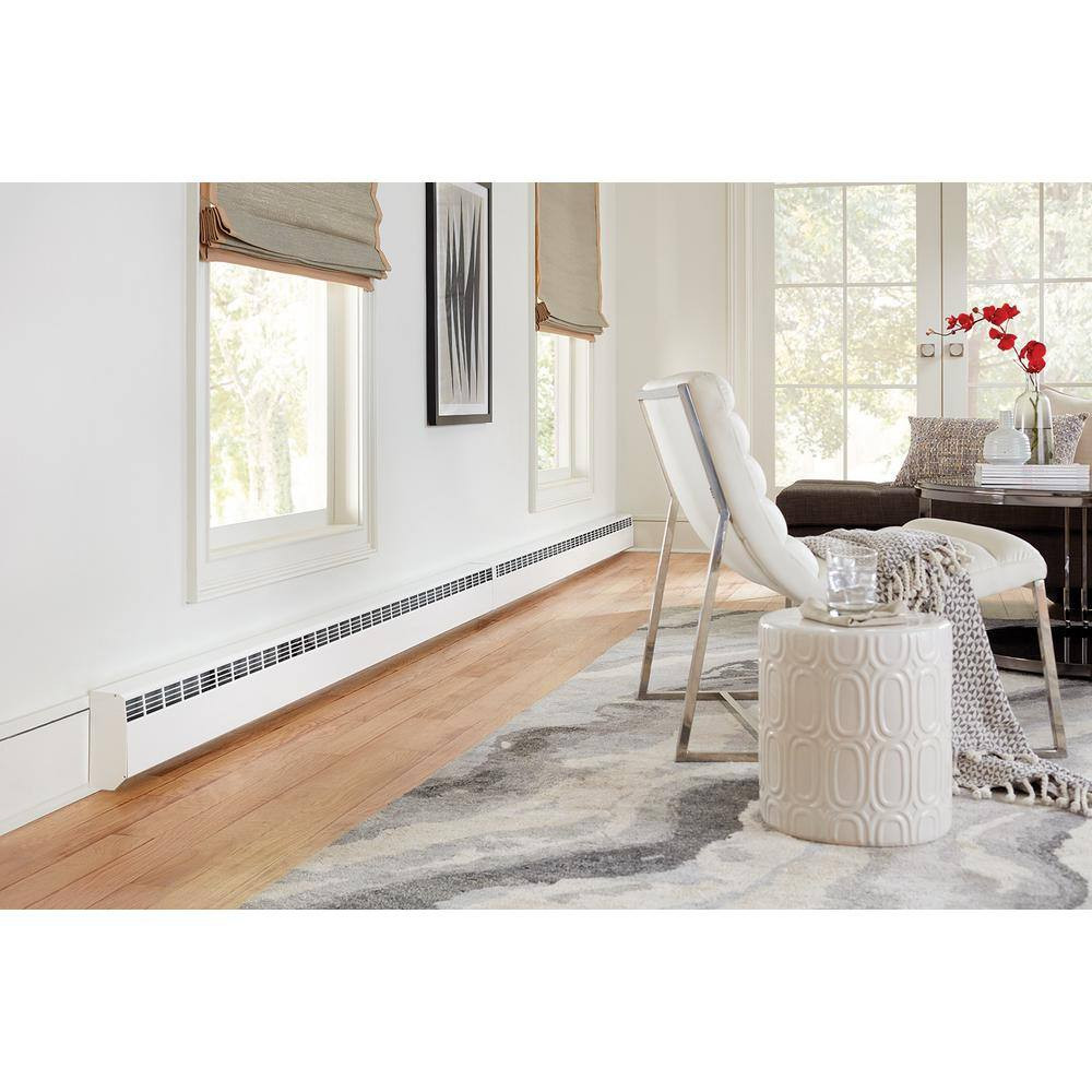 2 Ft. Hot Water Baseboard Cover in Brite White