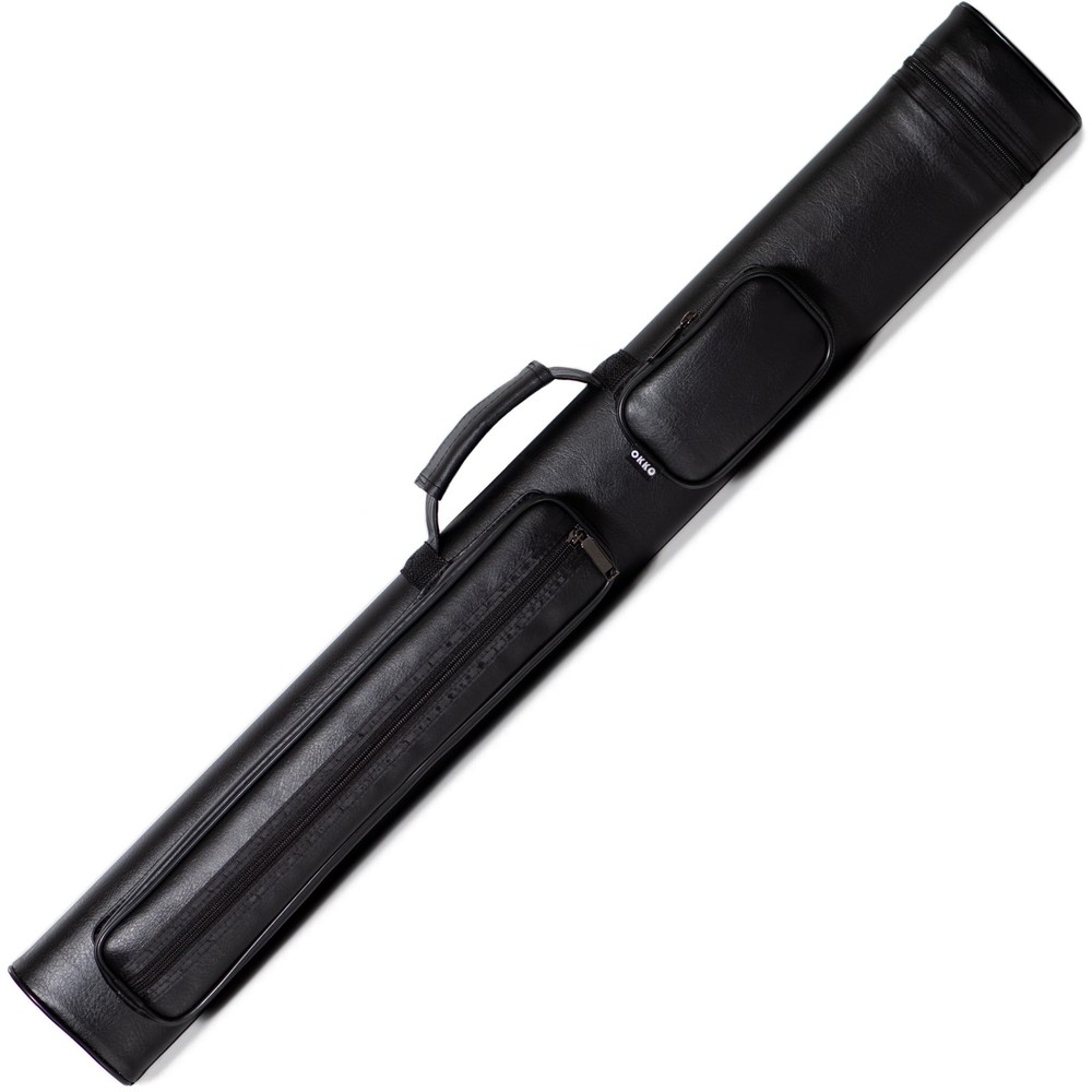 Billiard Pool Cue Hard Oval Case Black 2x2