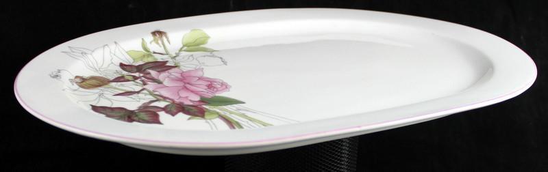 Block Western Rose 15 Inch Platter