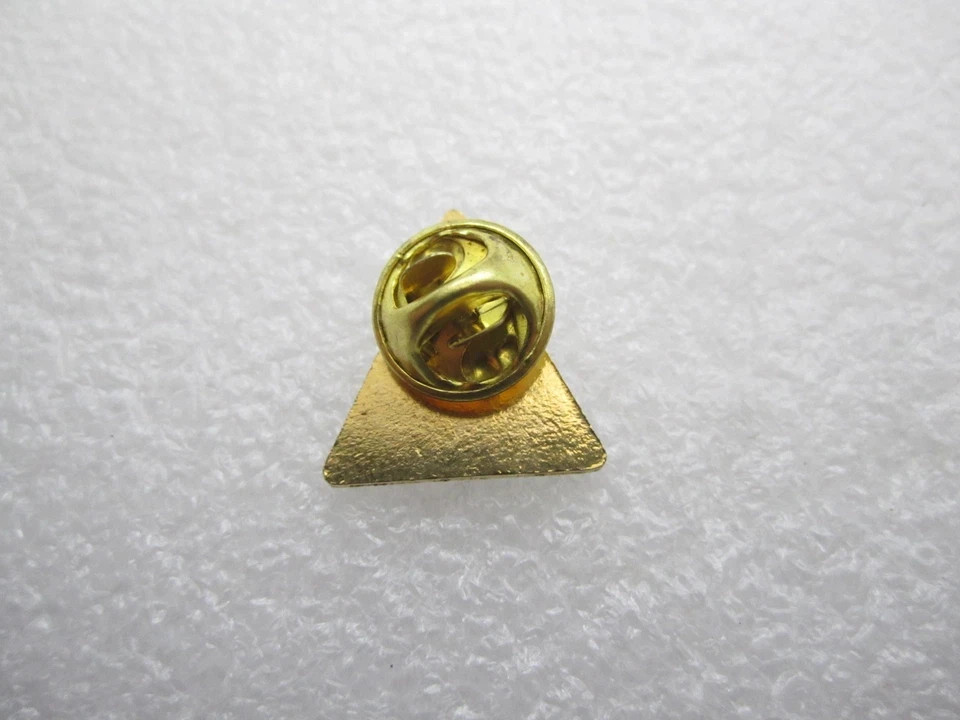 NASA Lapel Pin Space Shuttle Rocket Blue Triangle Metal rare