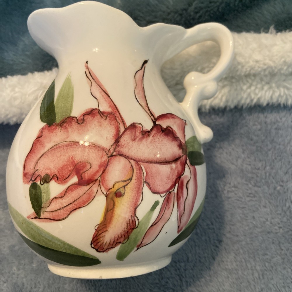 Handpainted Ceramic Pitcher Made In Japan