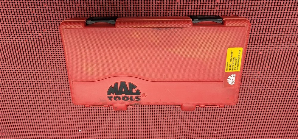 MAC TOOLS SBDR49SA MAC-GRIP RATCHETING 1/4" HEX BIT SCREWDRIVER SET 2PC MISSING