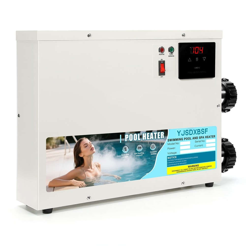 New 丨 11KW 220V-240V Pool Heater for Above/In Ground Pools & Spas