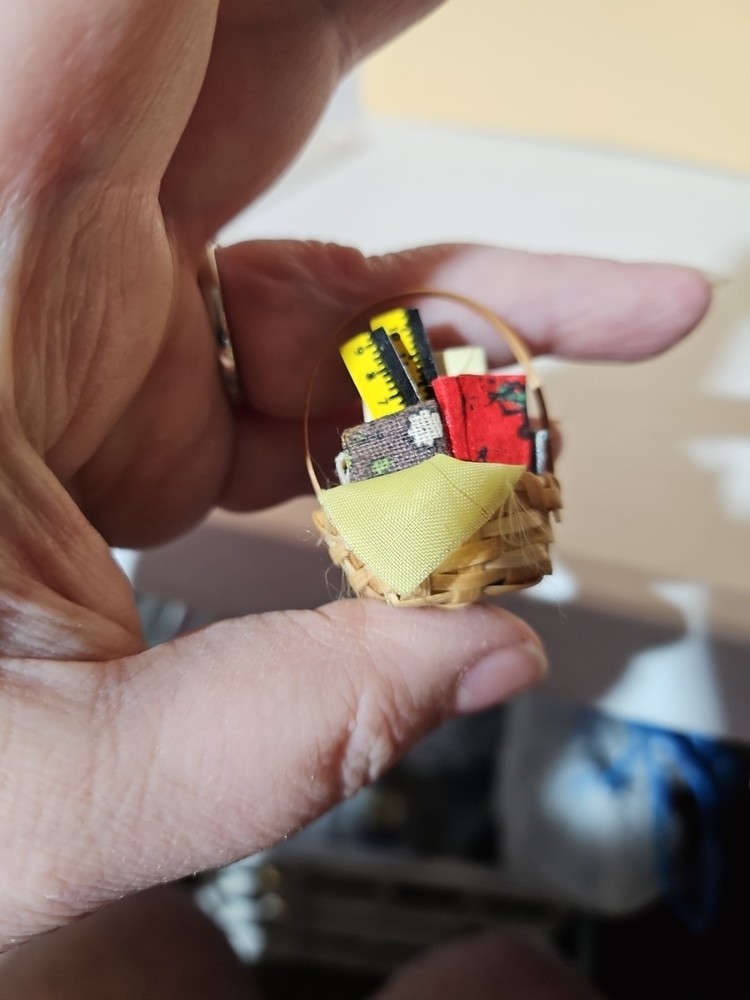 Mineature Sewing Basket