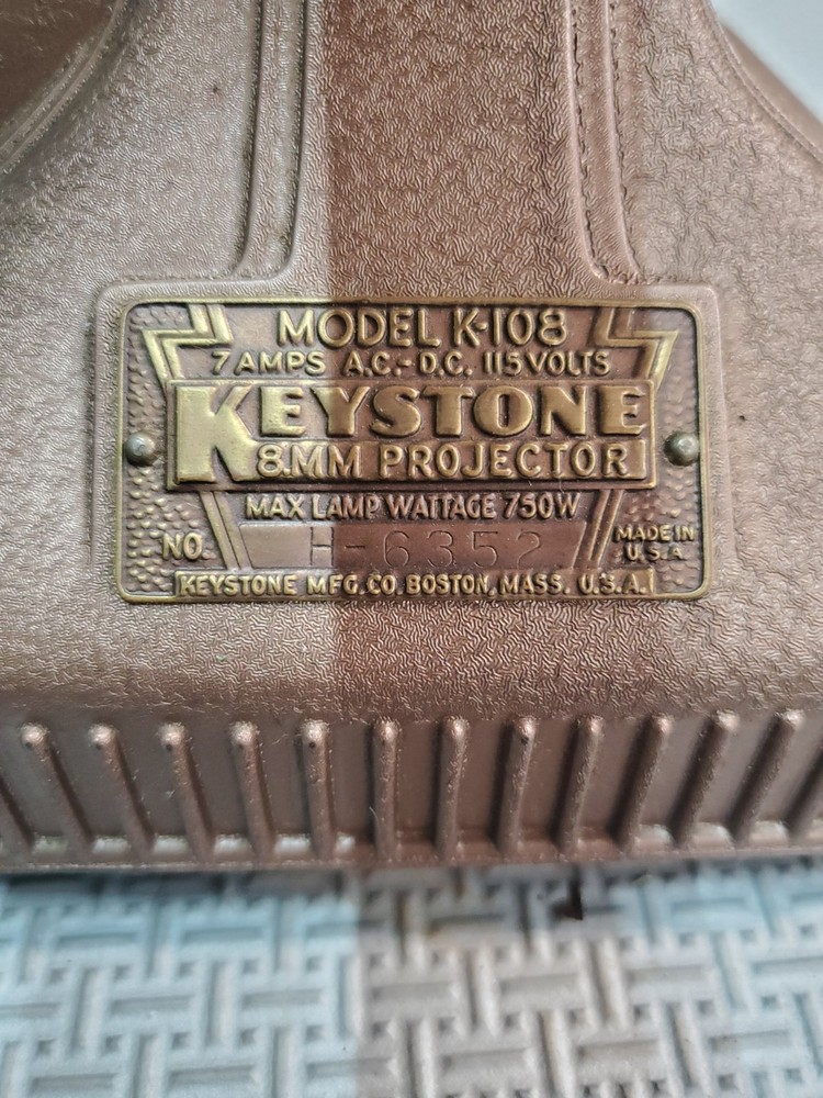 Keystone 8mm Projector Model K-108