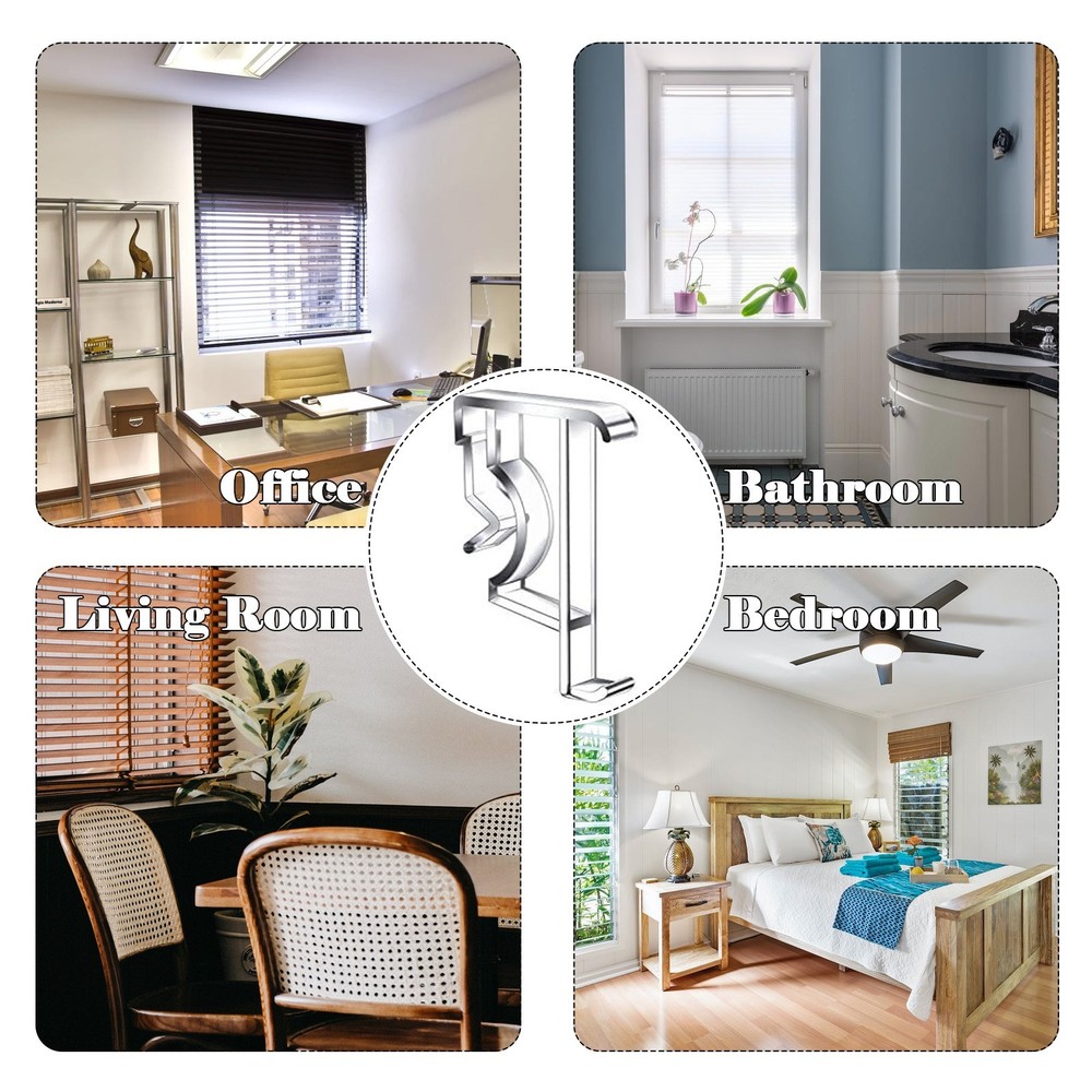 Clip Replacement Six Plastic Options for Two Inch For Blinds Available