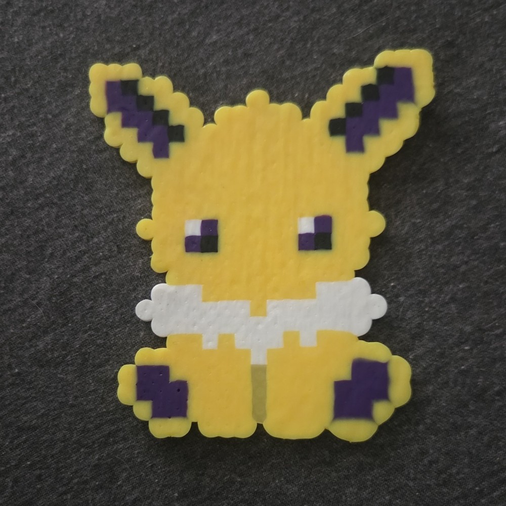 Handmade Beaded Pixel Art Eevee Evolutions Pokémon Set