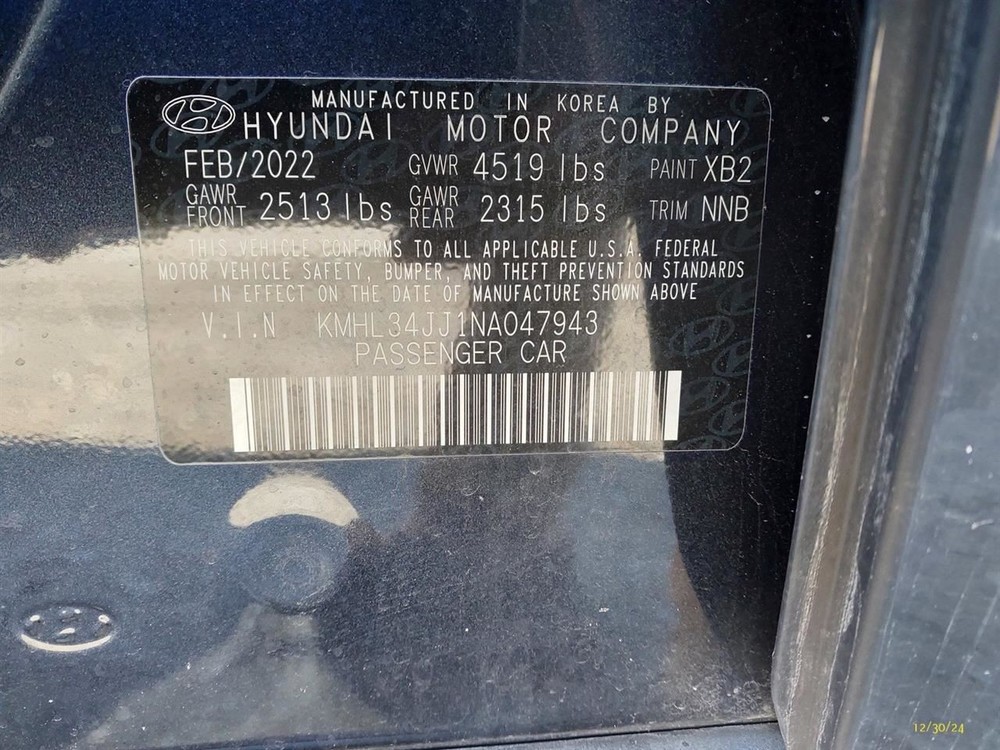 SONATA 2022 Battery 3280701