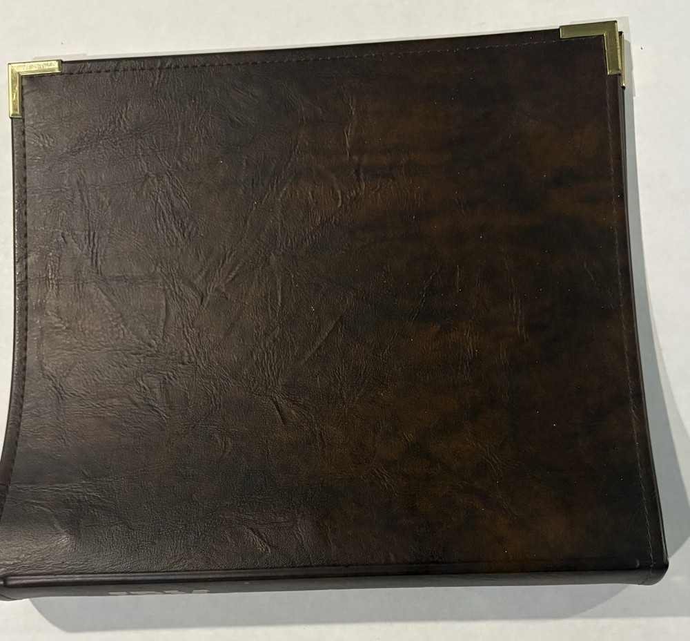 Vintage IBM Customer Executive Program Binder Brown