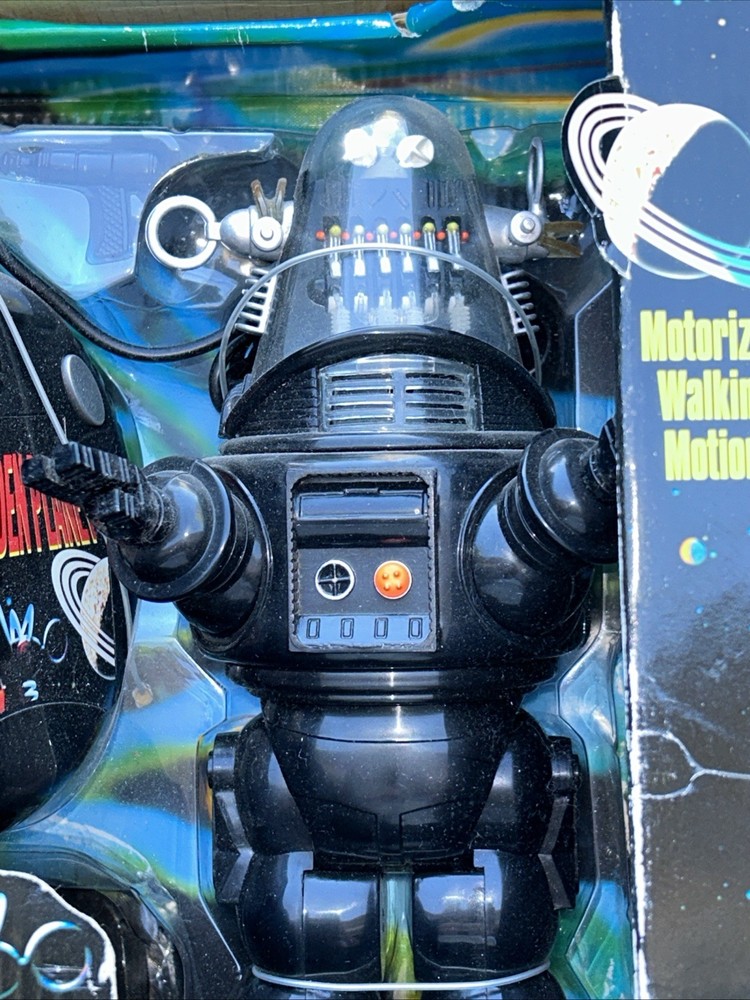 Trendmasters Forbidden Planet Remote Control Robby the Robot 1999 DAMAGED BOX