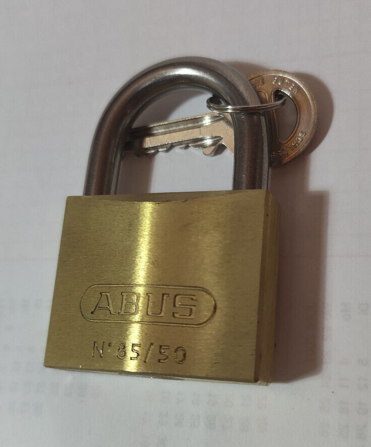 ABUS Brass Padlock No. 85 - Padlock - NEW