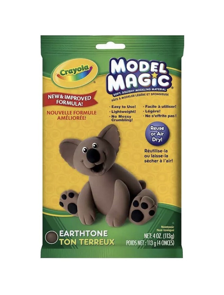 Crayola Model Magic 4oz Earth Tone 071662544591