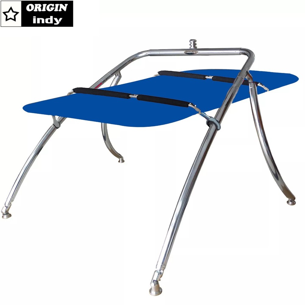 Advancer Wakeboard Tower + Pro Tower Bimini Top Pacific Blue Canopy +Bimini Rack