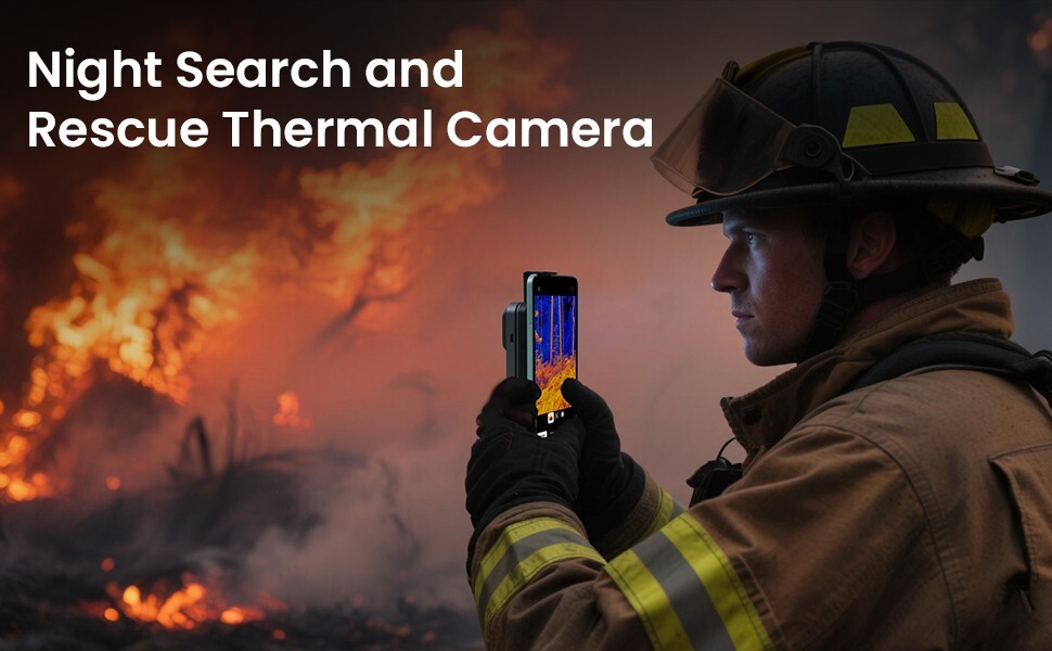 256x192 IR Resolution Wireless Thermal Camera for Android & iOS WiFi Handheld