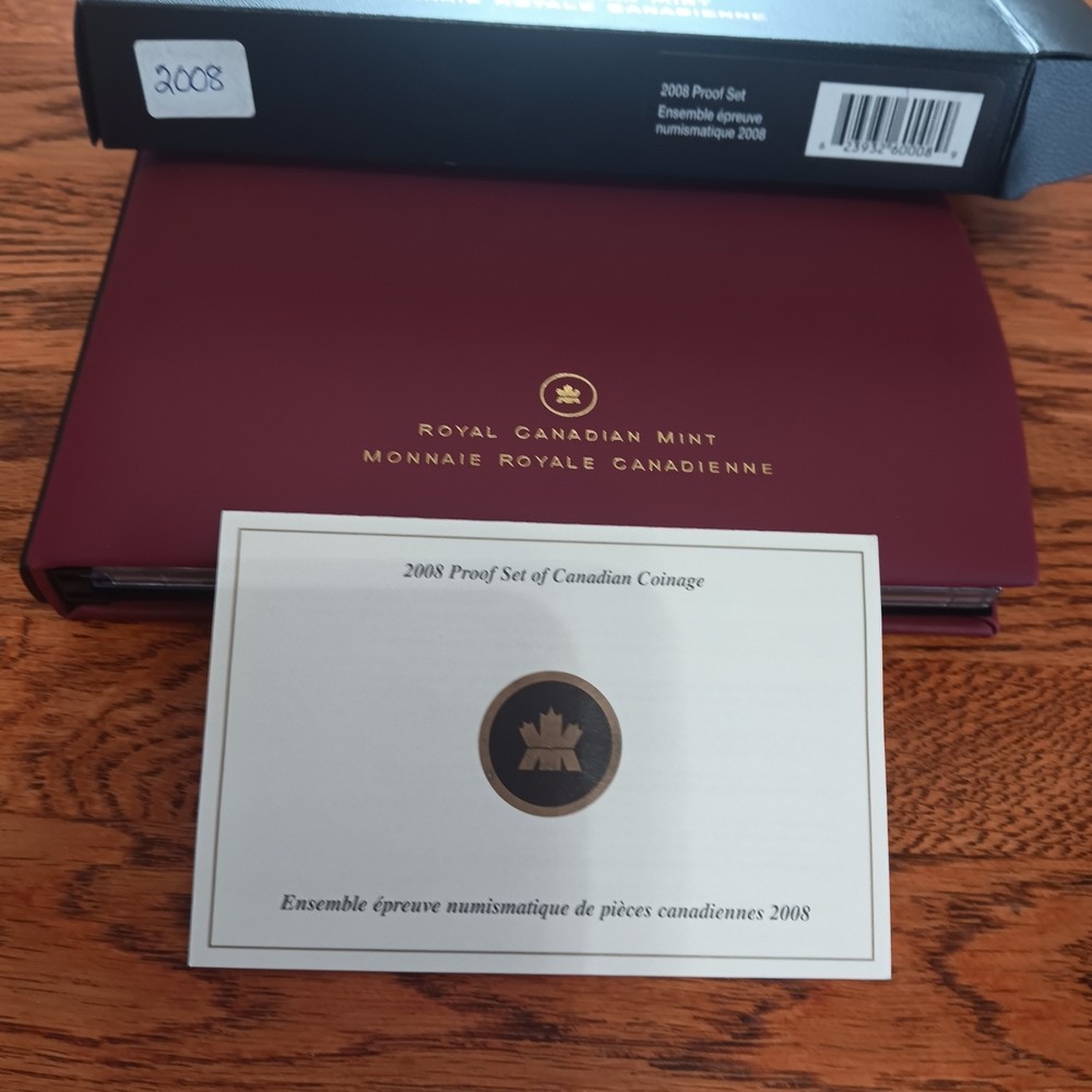 2008 Canadian Proof Set With Silver Coins