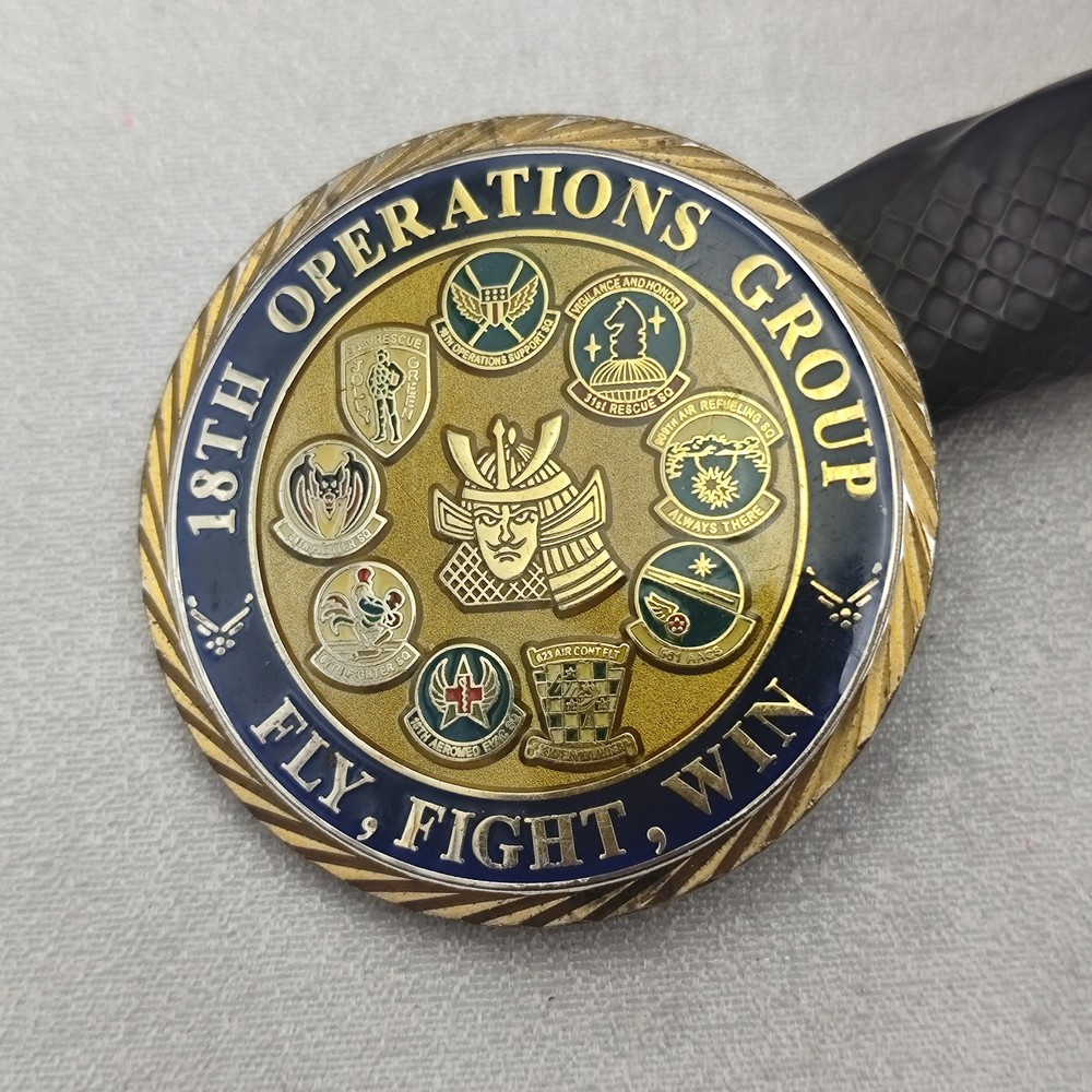 USAF 18th Operations Group Challenge Coin #1