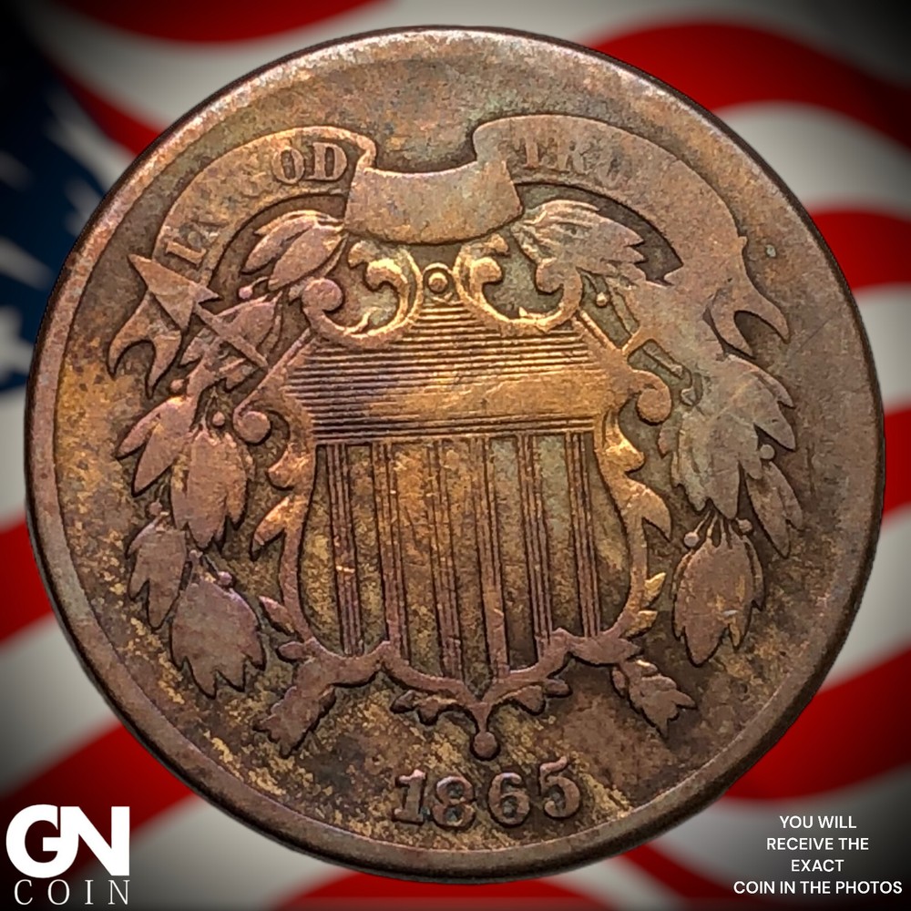 1865 2 Cent Piece M9369