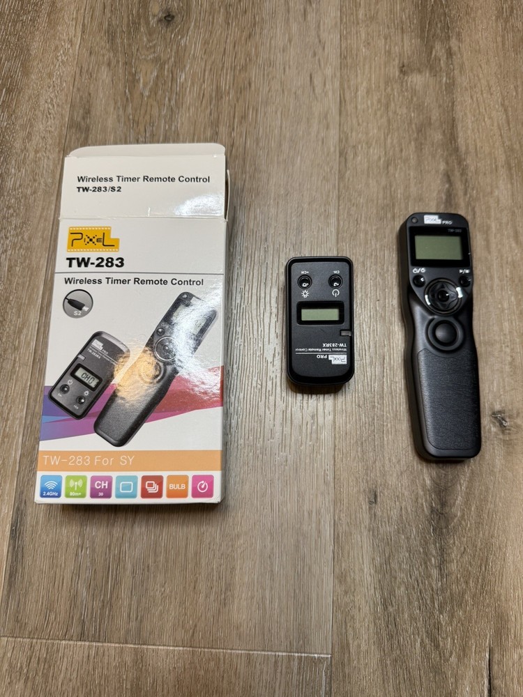 Pixel Pro TW-283 Wireless Timer Remote Control Shutter Release Sony Camera Photo