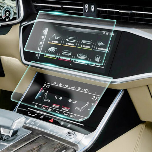 Crystal Clear Screen Protector for 2019 Audi A6 Vehicle Navigation