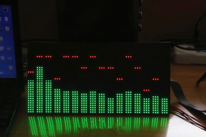 MS3264 LED Music Audio Spectrum Level Display Screen Indicator VU Meter 6 Modes
