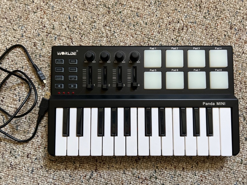 Worlde Panda Mini USB MIDI Keyboard Controller
