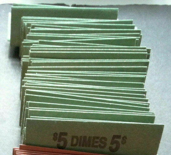 500 Dime Coin Wrappers