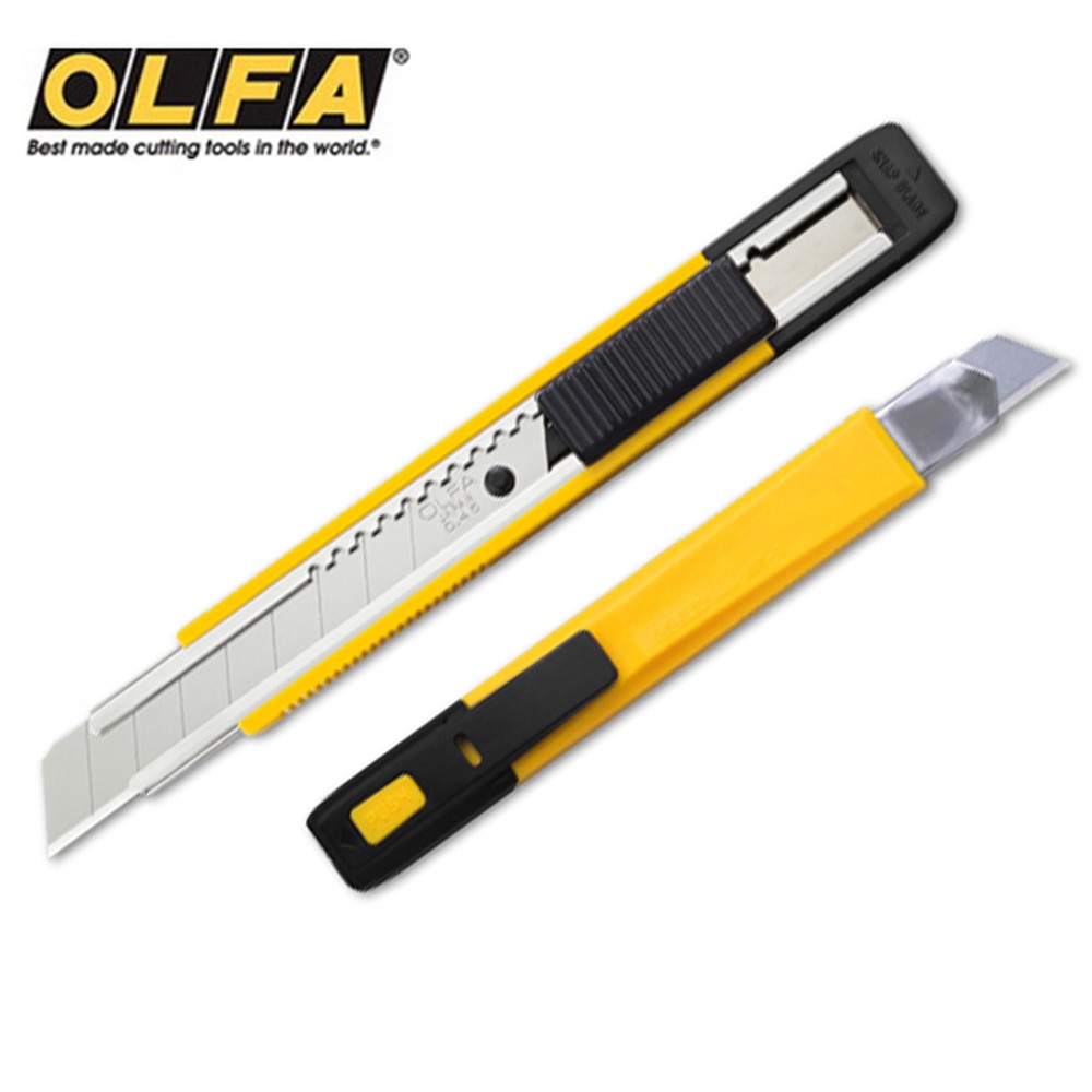 OLFA MT-1 medium-sized cutter Featuring Auto-Lock system pocket clip cardboard