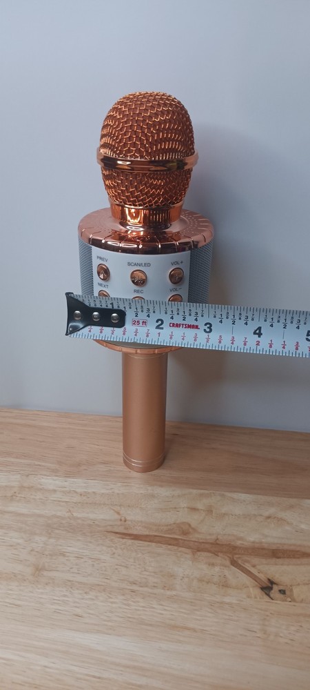 Ovellic Karaoke Microphone Rose Gold