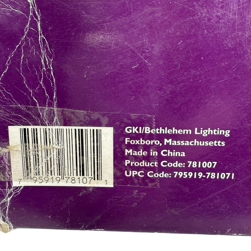 Slim Candles Specialty Lighting 20 Light Set Christmas String Lights Red White