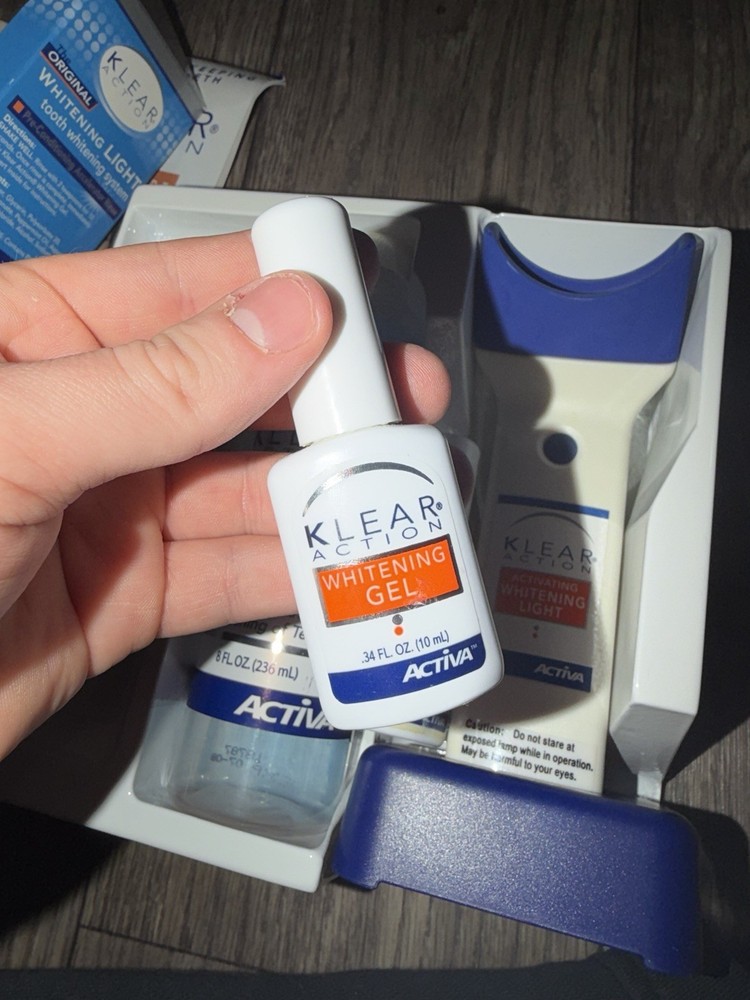 Klear Action The Original Activating Whitening Light System - Tested & Working