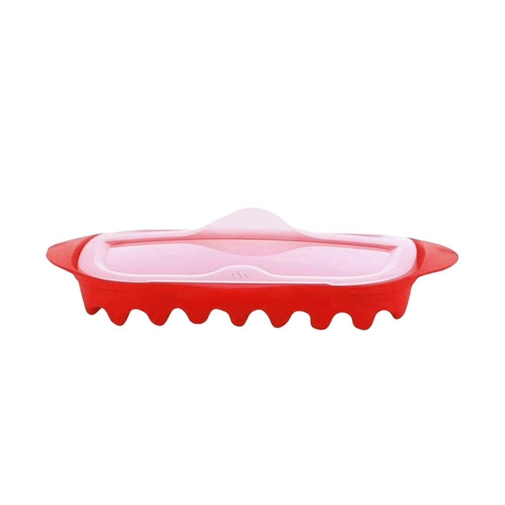 Microwave Bacon Pan Bacon Cooker | Splatter Proof Crisper Tray PP Kitchen NEW