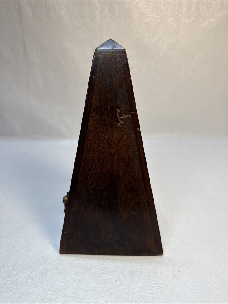 Seth Thomas Metronome De Maelzel Missing Bottom Works as Intended