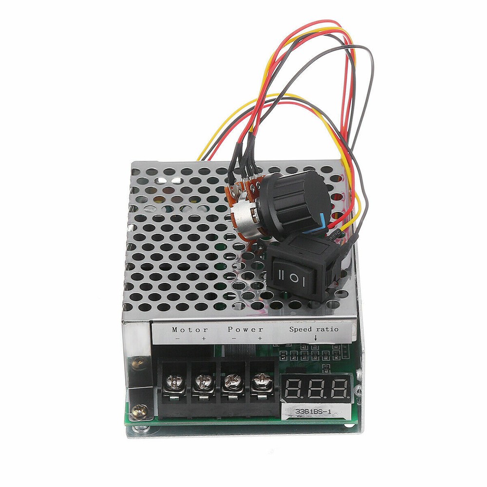 DC 9-60V 20A Forward Reversing Motor Speed Regulator Controller PWM Governor