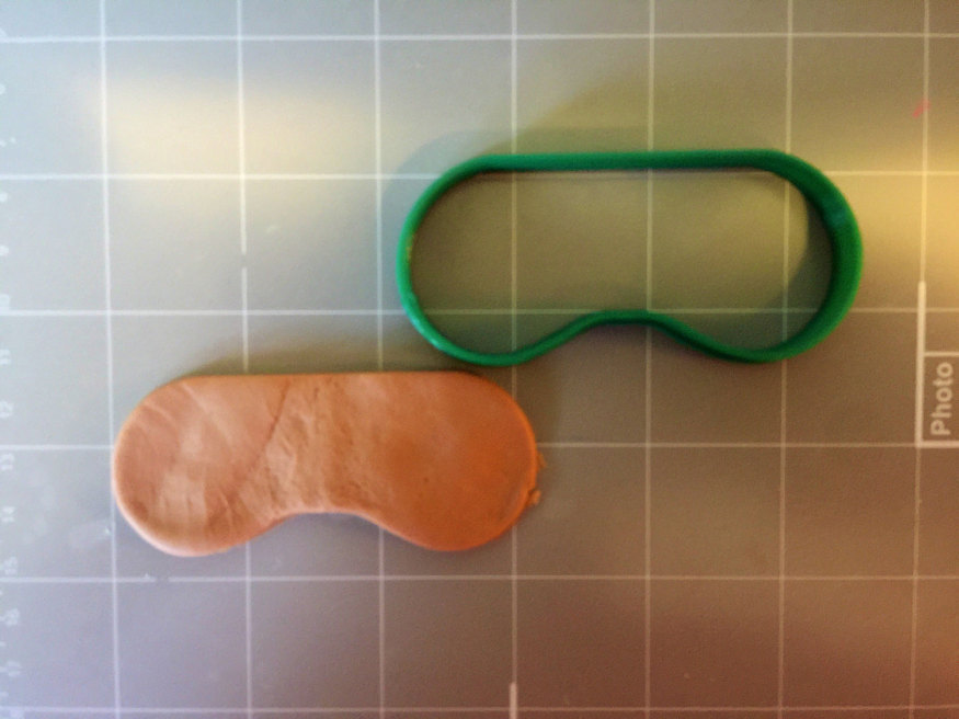 Spa Mask Cookie Cutter (Select your own size)