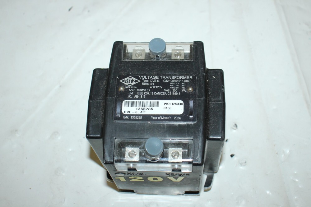 Ritz Voltage Transformer DVE-6 4:1 120V 480V