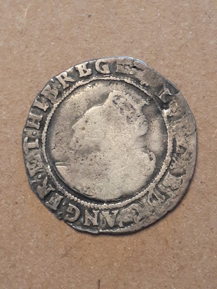 1585 6 PENCE GREAT BRITAIN