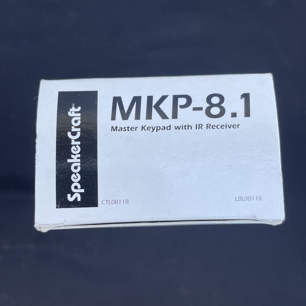 SpeakerCraft Master Keypad with IR Receiver MKP-8.1 NEW