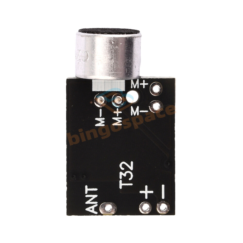 Wireless 88.7MHz Microphone FM 10dBm transmitter module support Dual-CH Stereo