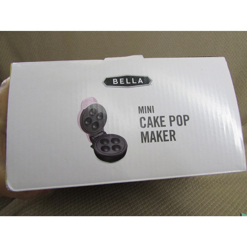 Bella Mini Cake Pop Maker Pink new, Makes 4 at a time