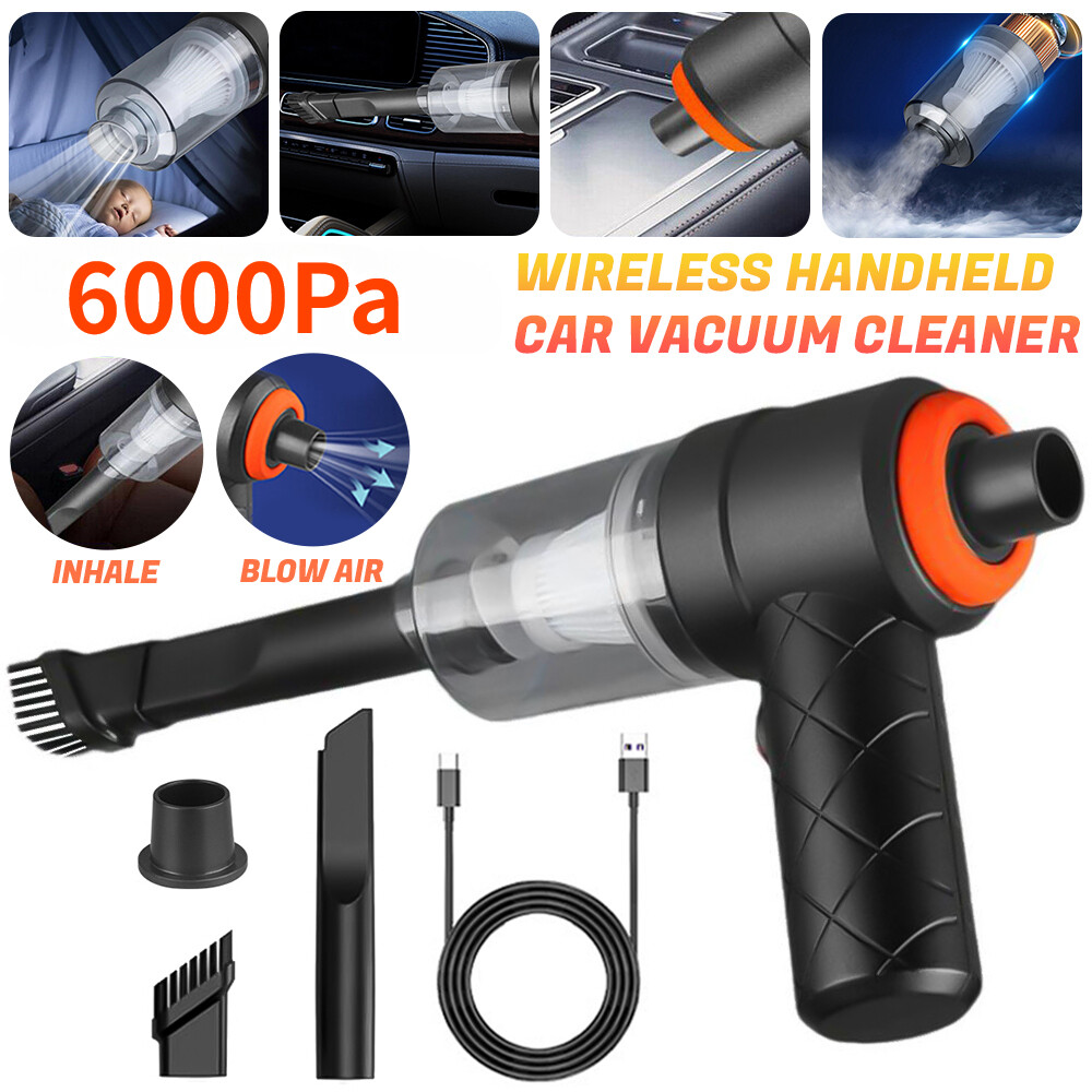 Cordless Electric Mini Air Duster Blower Vacuum Cleaner for PC Computer Cleaning