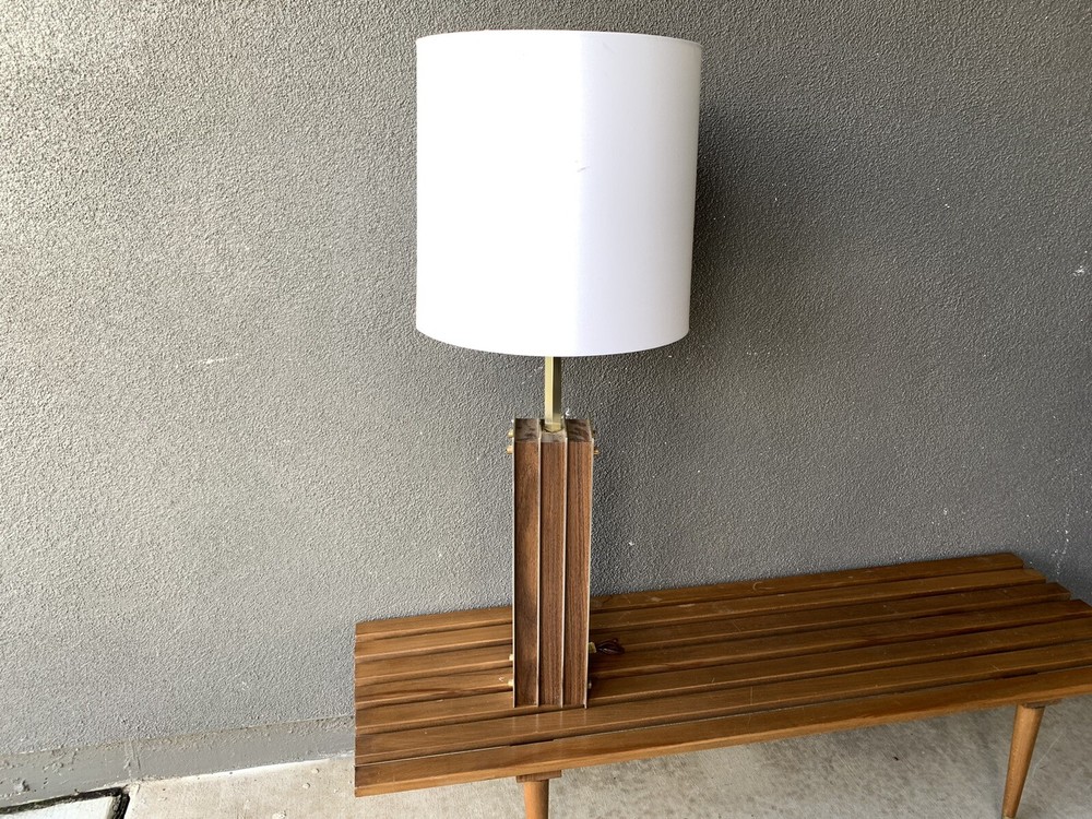 Laurel Brass TABLE LAMP MID CENTURY MODERN VINTAGE EAMES ERA