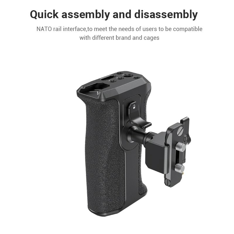 SmallRig Push Button Rotating Quick Release NATO Handle for Camera Cage 326