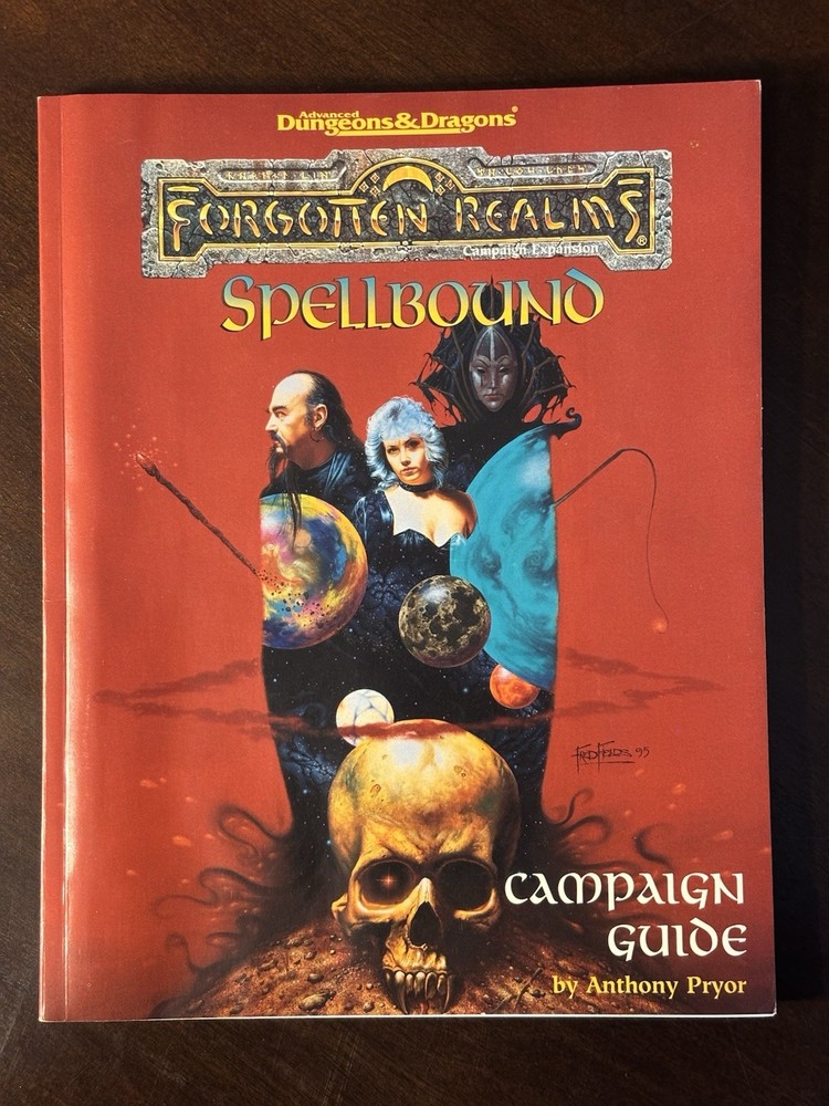 TSR Forgotten Realms Advanced Dungeons & Dragons Spellbound Campaign Guide 1995